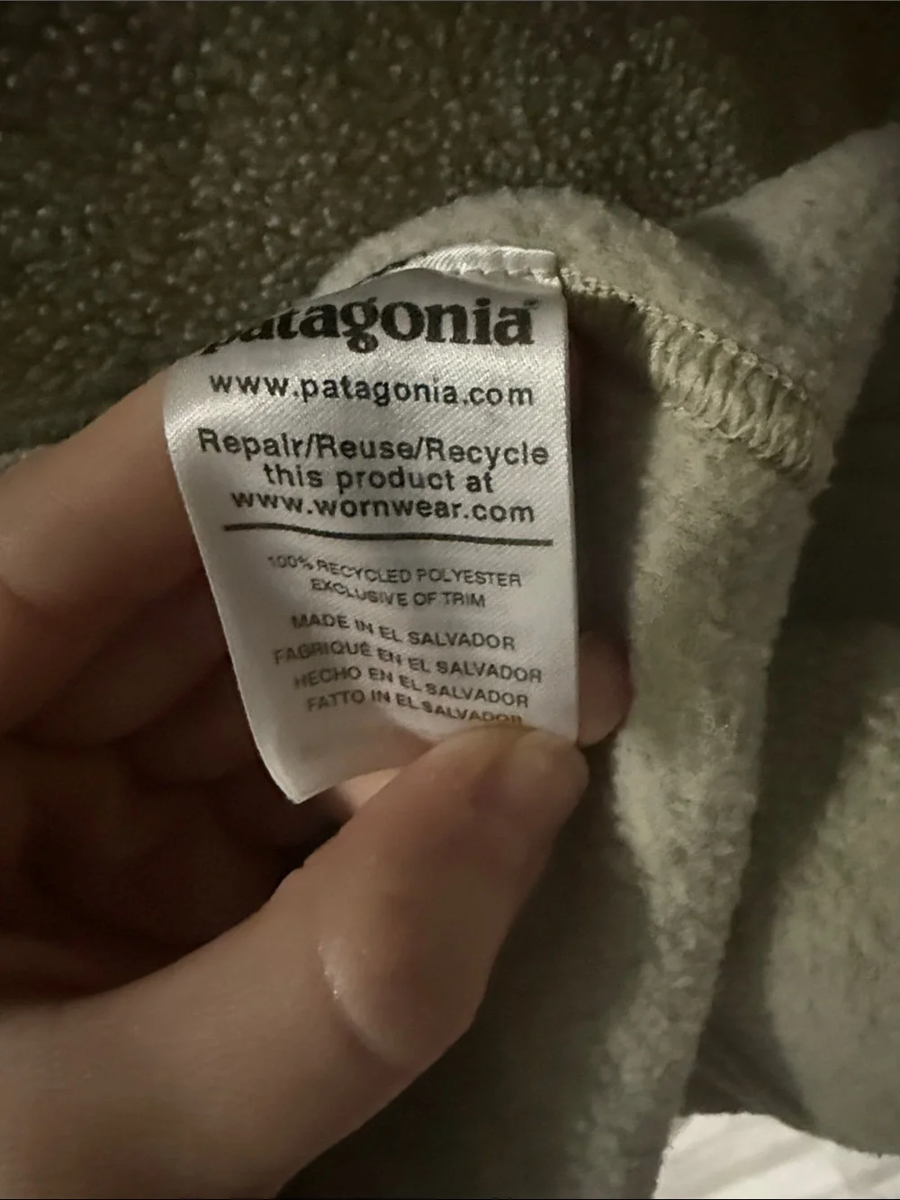 Patagonia Men’s Synchilla Oatmeal Vest